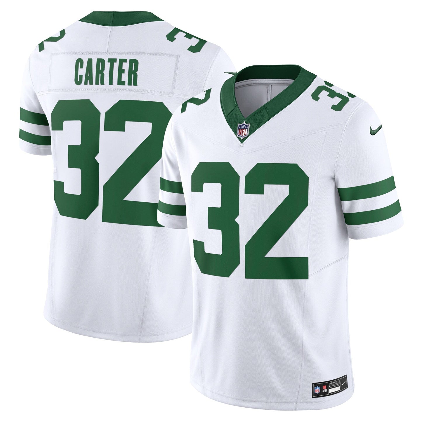 Michael Carter New York Jets Vapor F.U.S.E. Limited Jersey - Legacy White football jersey product view 1