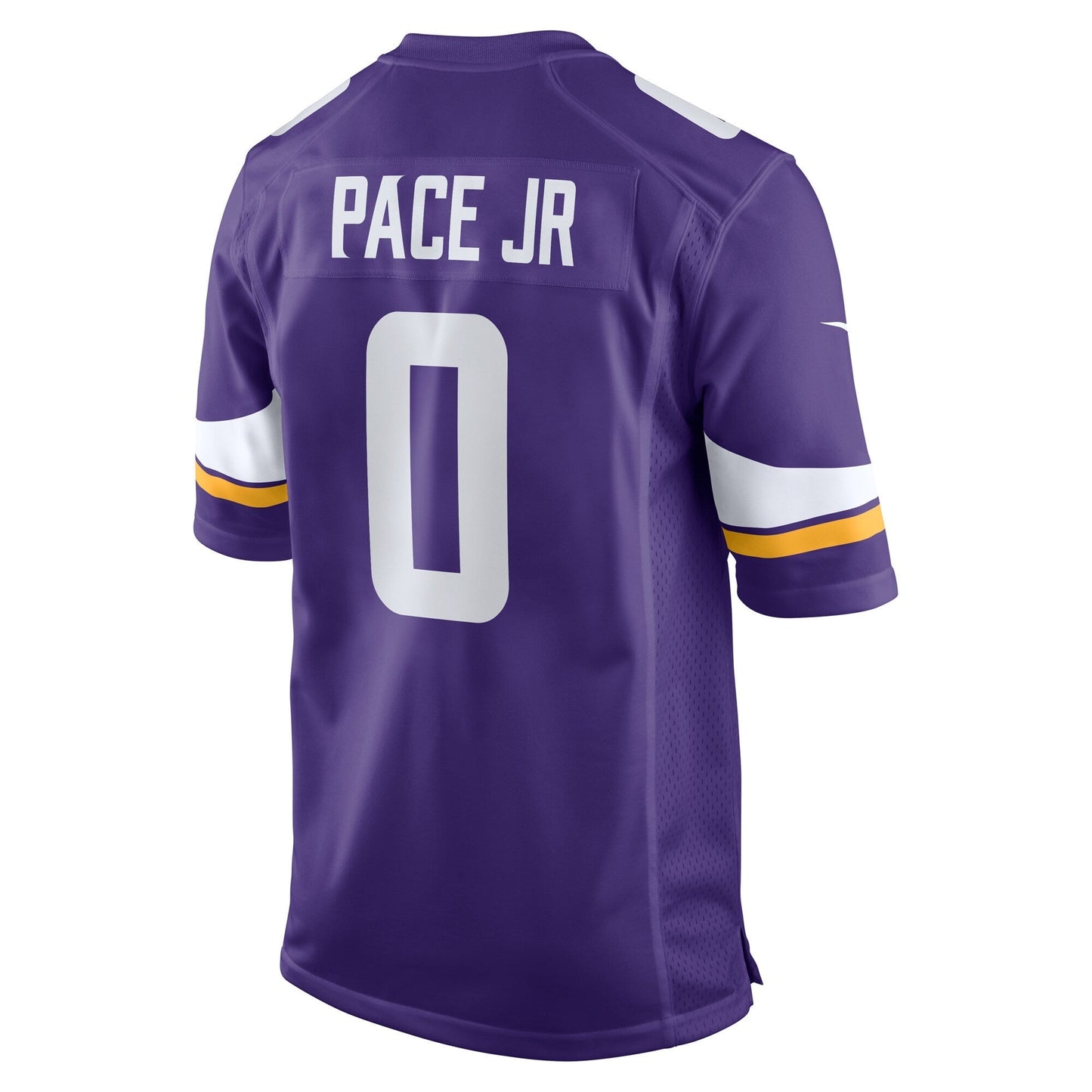Ivan Pace Jr Minnesota Vikings Game Jersey - Purple football jersey product view 3