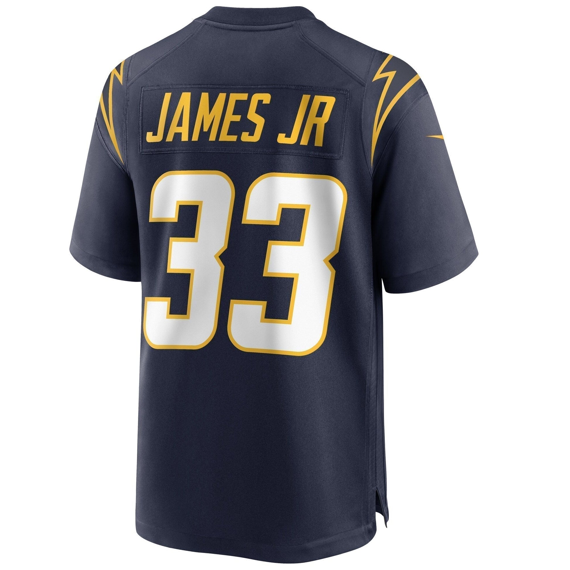 Derwin James Los Angeles Chargers Alternate Game Jersey - Navy football jersey product view 3