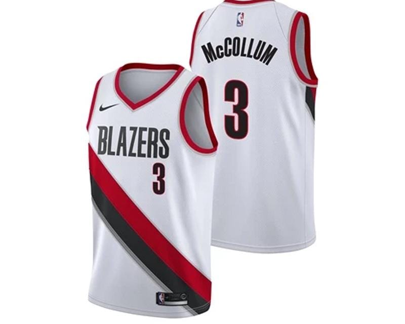 C.J McCollum Portland Trailblazers Jersey basketball jersey product view 1