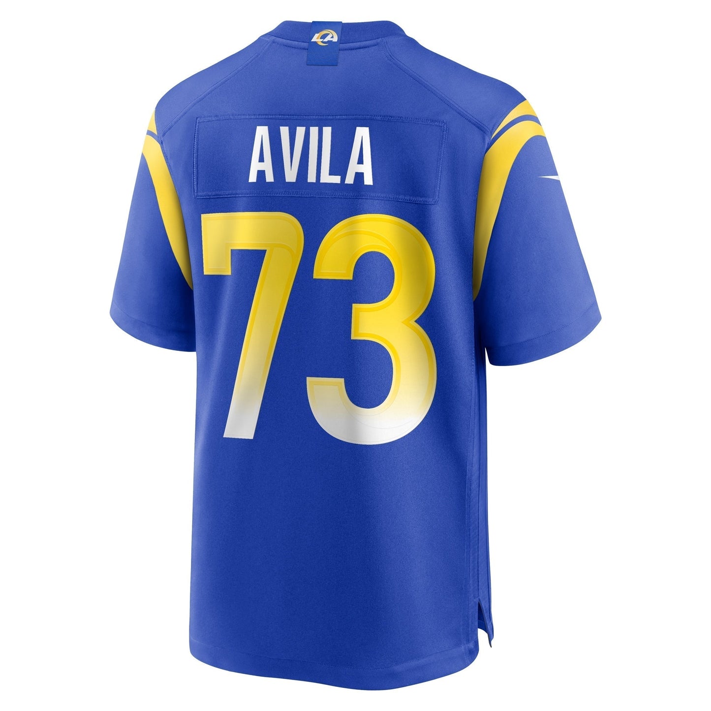 Steve Avila Los Angeles Rams Home Game Jersey - Royal football jersey product view 3