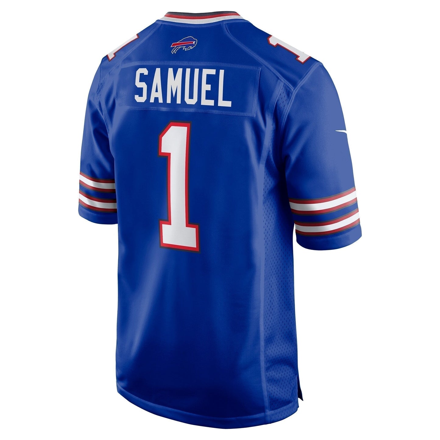 Curtis Samuel Buffalo Bills Game Jersey - Royal football jersey product view 3