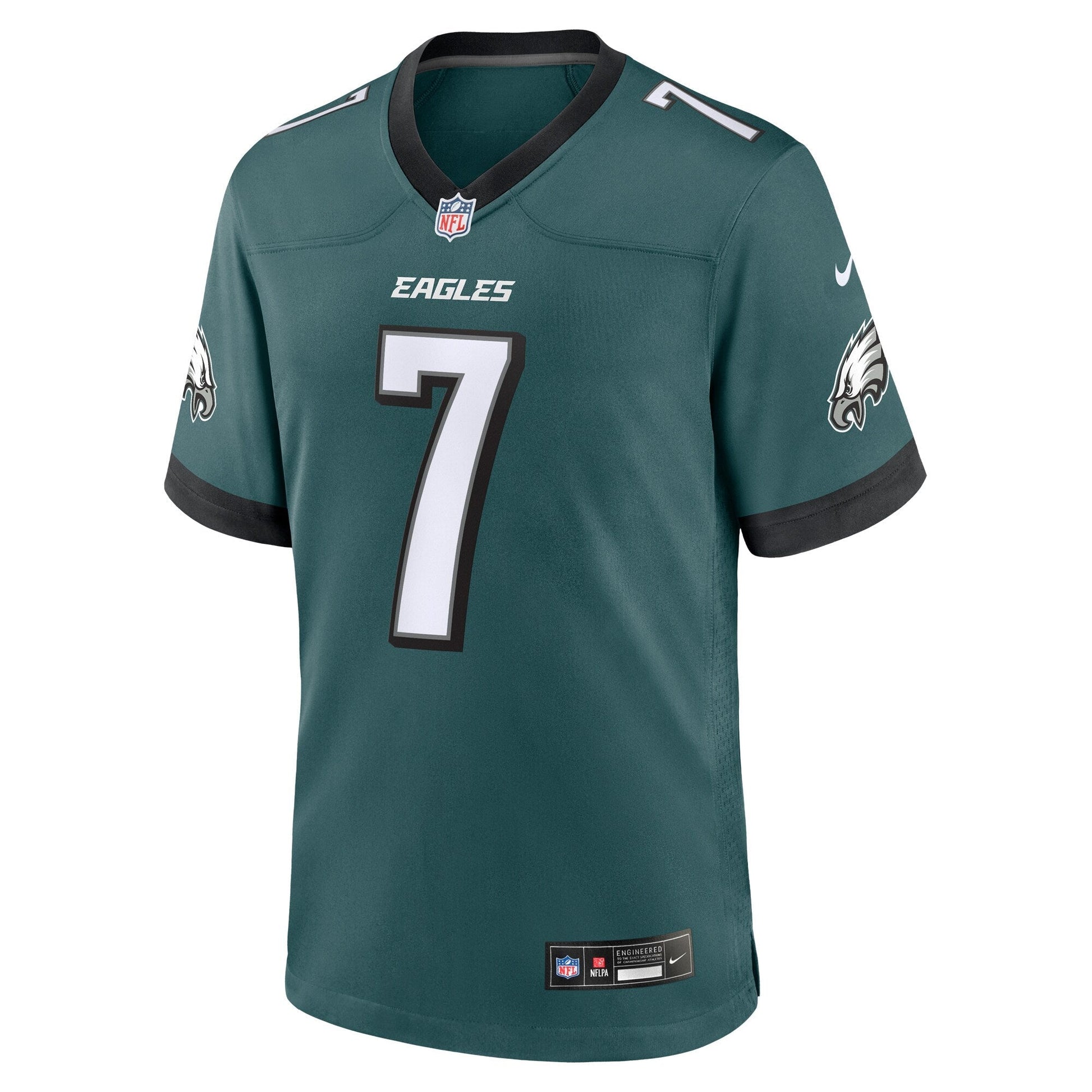 Kenny Pickett Philadelphia Eagles Game Jersey - Midnight Green football jersey product view 2