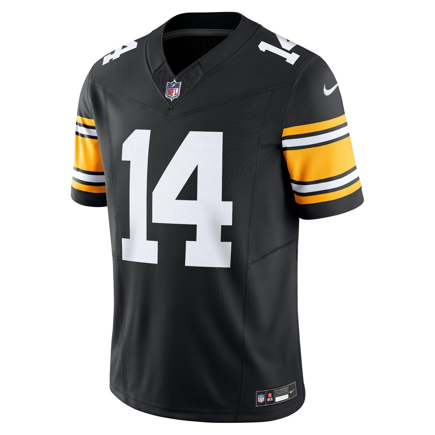 George Pickens Pittsburgh Steelers Vapor F.U.S.E. Limited Jersey - Black football jersey product view 2