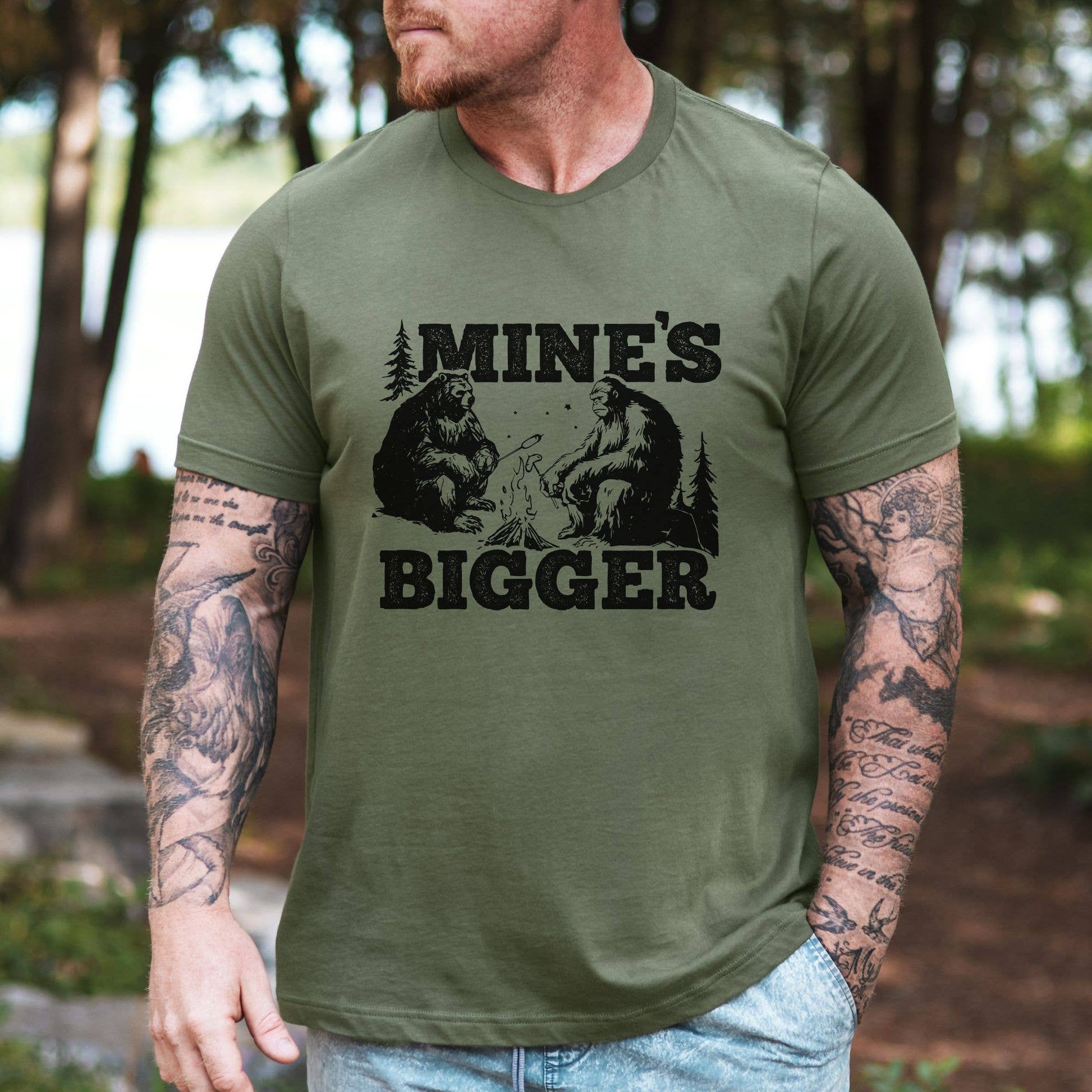 MineS Bigger Campfire Graphic Tee 291 Unisex T-shirt, Sweatshirt, Hoodie, Long Sleeve Tee - T-Shirt, Sweatshirt, Hoodie