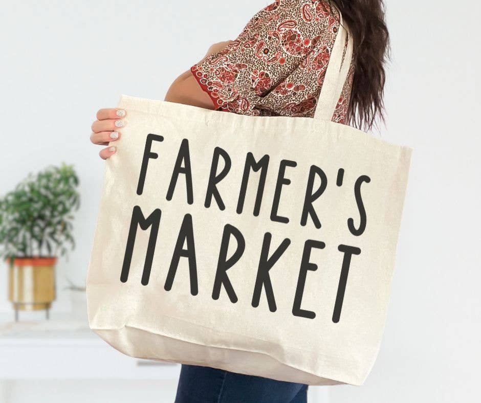 Farmer's Market Tote Unisex T-shirt, Sweatshirt, Hoodie, Long Sleeve Tee - T-Shirt, Sweatshirt, Hoodie