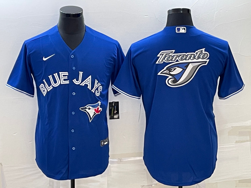 Men's Toronto Blue Jays1 Blue Replica Player Jersey baseball jersey product view 1