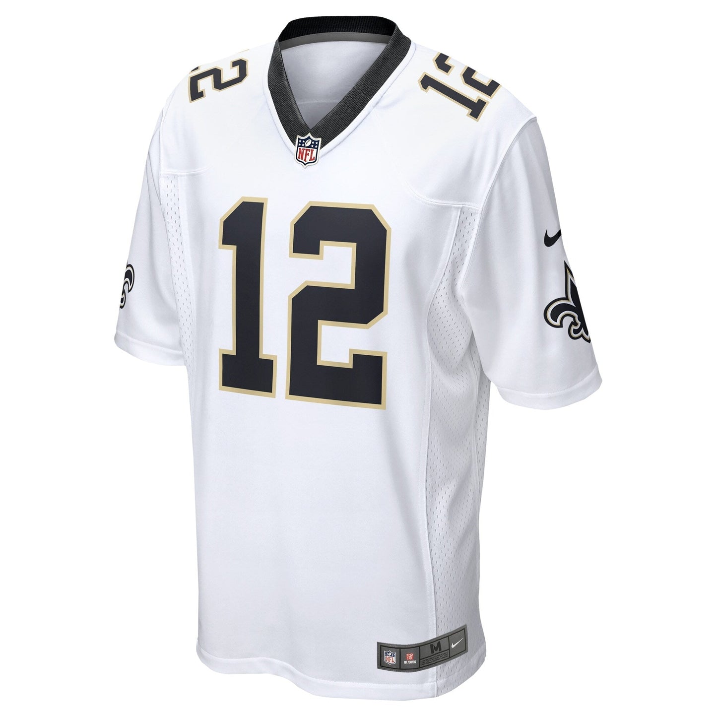 Chris Olave New Orleans Saints Game Jersey - White football jersey product view 2
