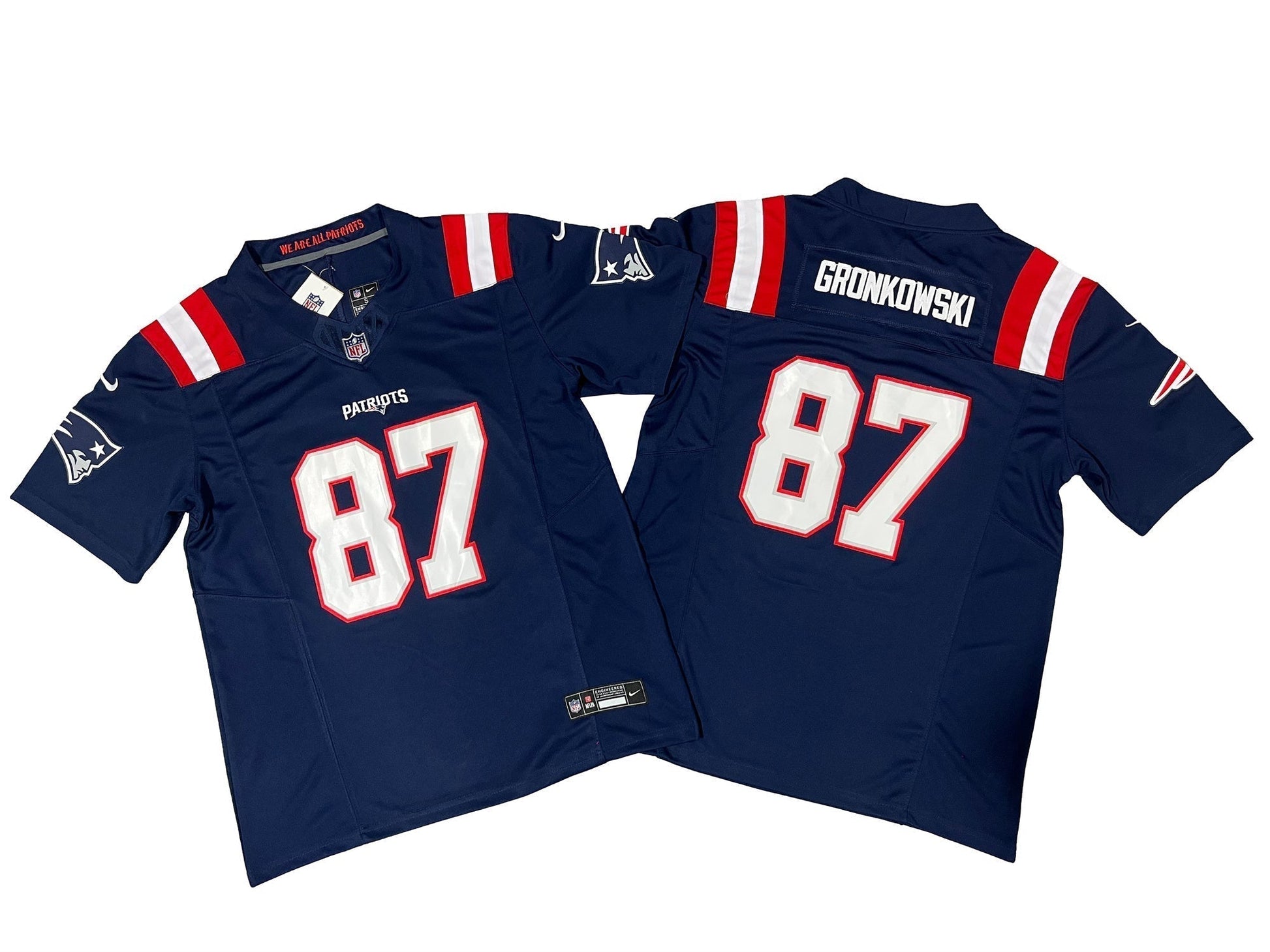 New England Patriots 87# Rob Gronkowski Vapor F.U.S.E. Limited Jersey football jersey product view 1