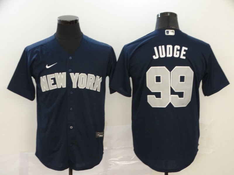 Men's New York Yankees Aaron Judge #99 Navy Fashion Stitched Jersey1 baseball jersey product view 1