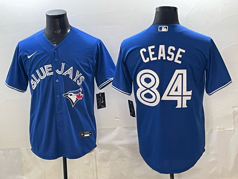Men's Toronto Blue Jays Dylan Cease #84 Rush Blue Alternate Replica Jersey baseball jersey product view 1