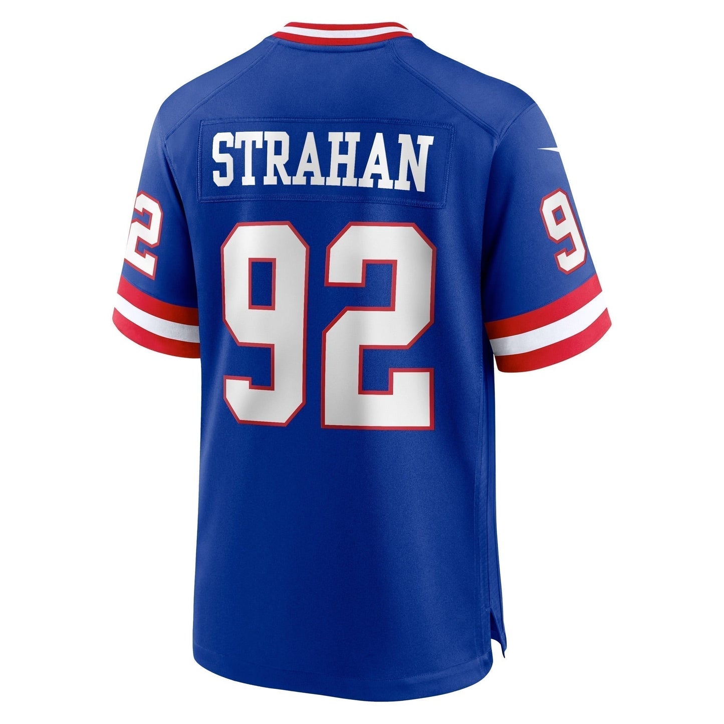 Michael Strahan New York Giants Classic Retired Game Jersey - Royal football jersey product view 3