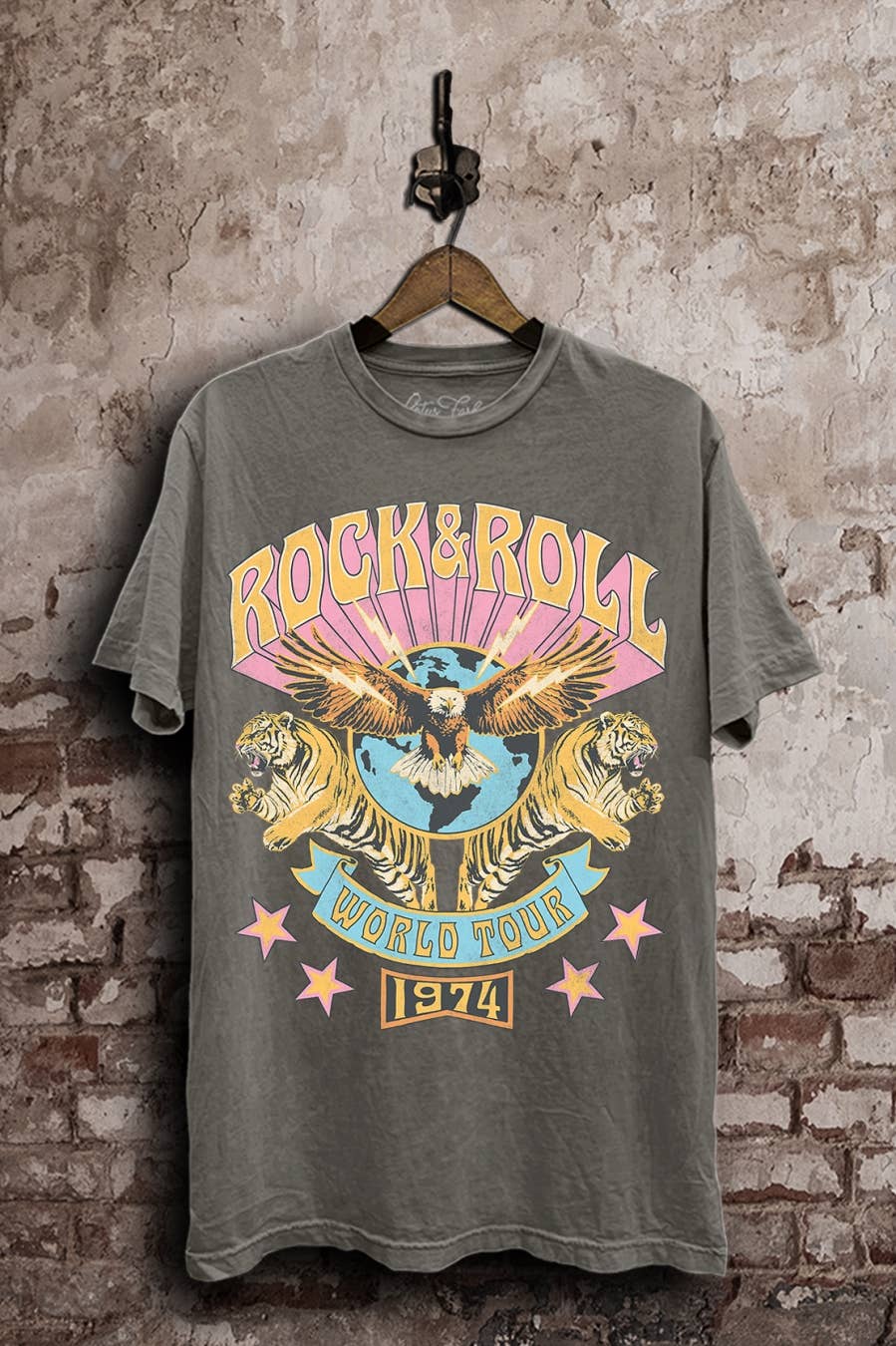 Rock and Roll World Tour Graphic Top Unisex T-shirt, Sweatshirt, Hoodie, Long Sleeve Tee - T-Shirt, Sweatshirt, Hoodie