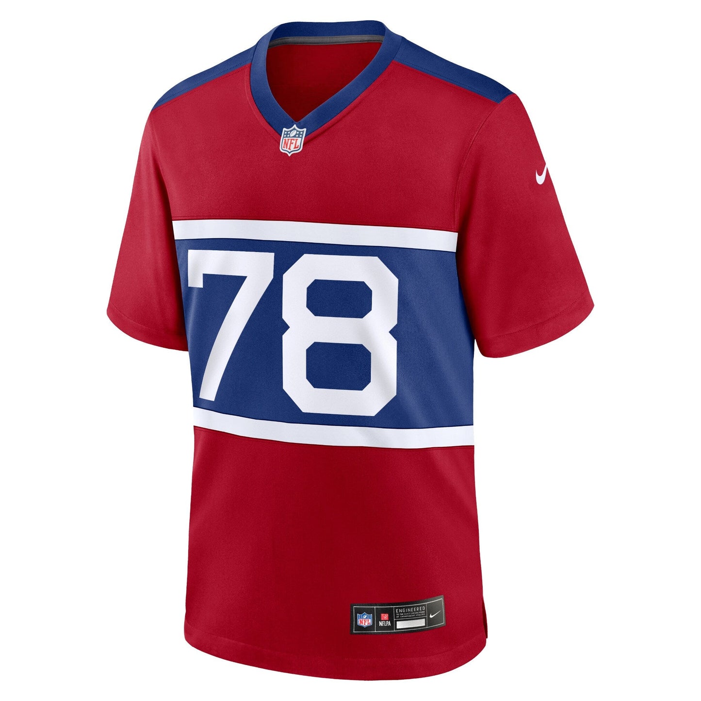 Andrew Thomas New York Giants Alternate Game Jersey - Century Red football jersey product view 2