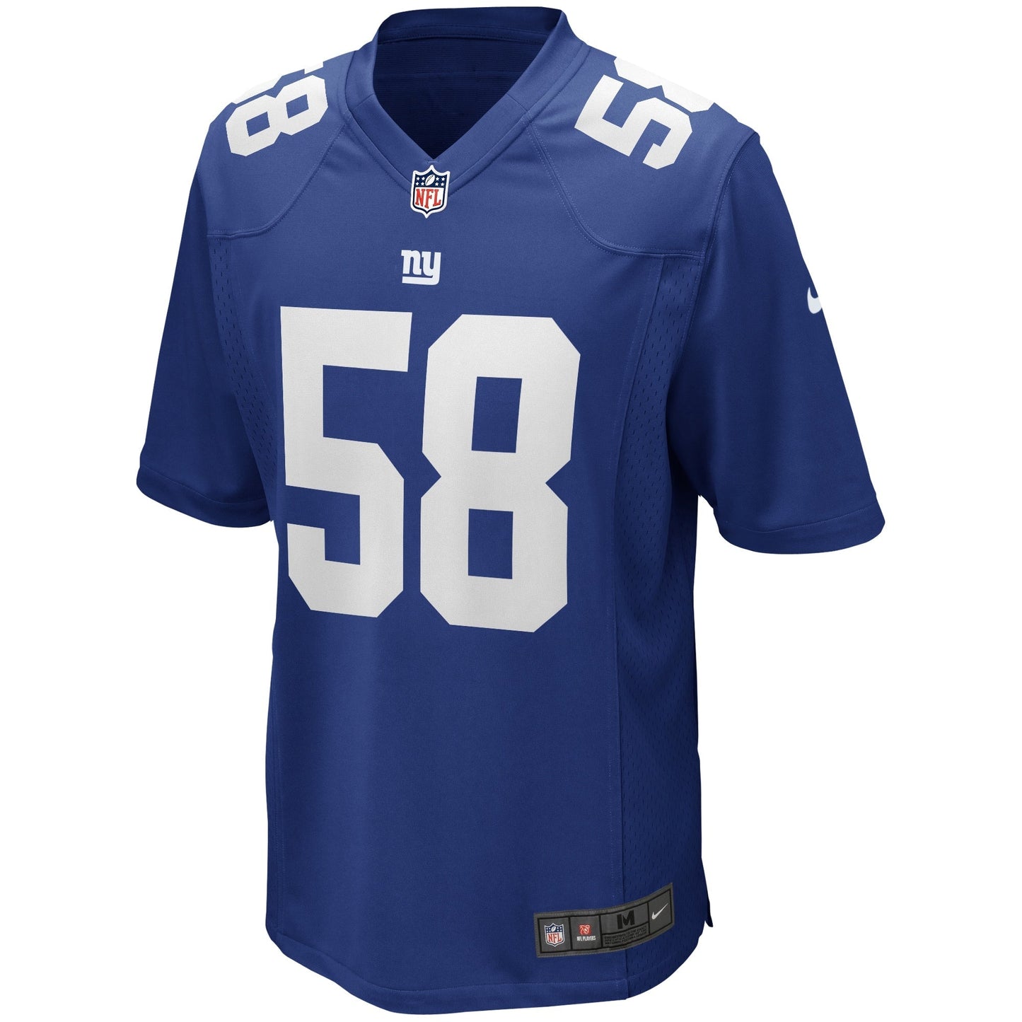 Carl Banks New York Giants Game Retired Jersey - Royal football jersey product view 2