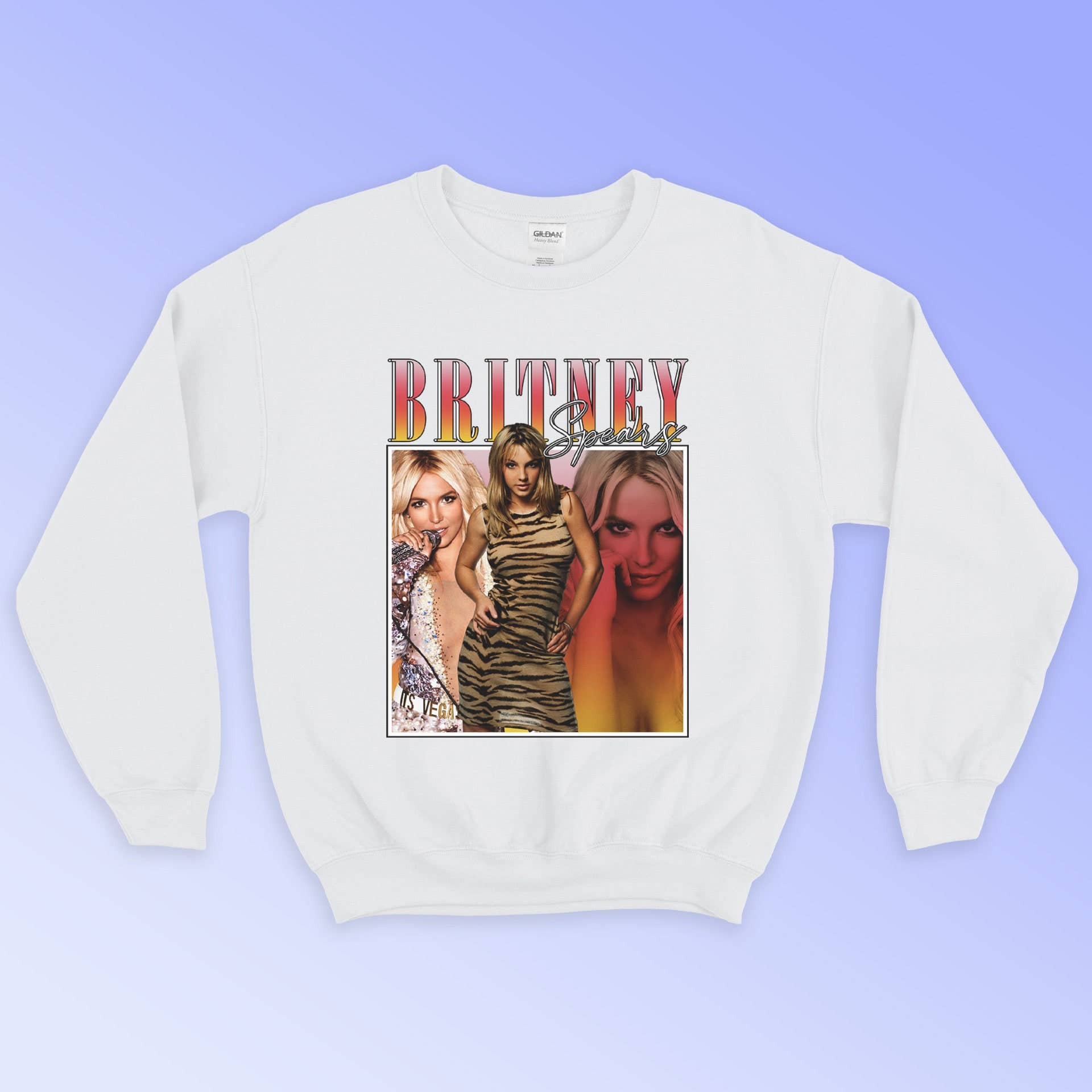 Britney Spears 90s Retro Sweatshirt - Unisex Sizes Unisex T-shirt, Sweatshirt, Hoodie, Long Sleeve Tee - T-Shirt, Sweatshirt, Hoodie