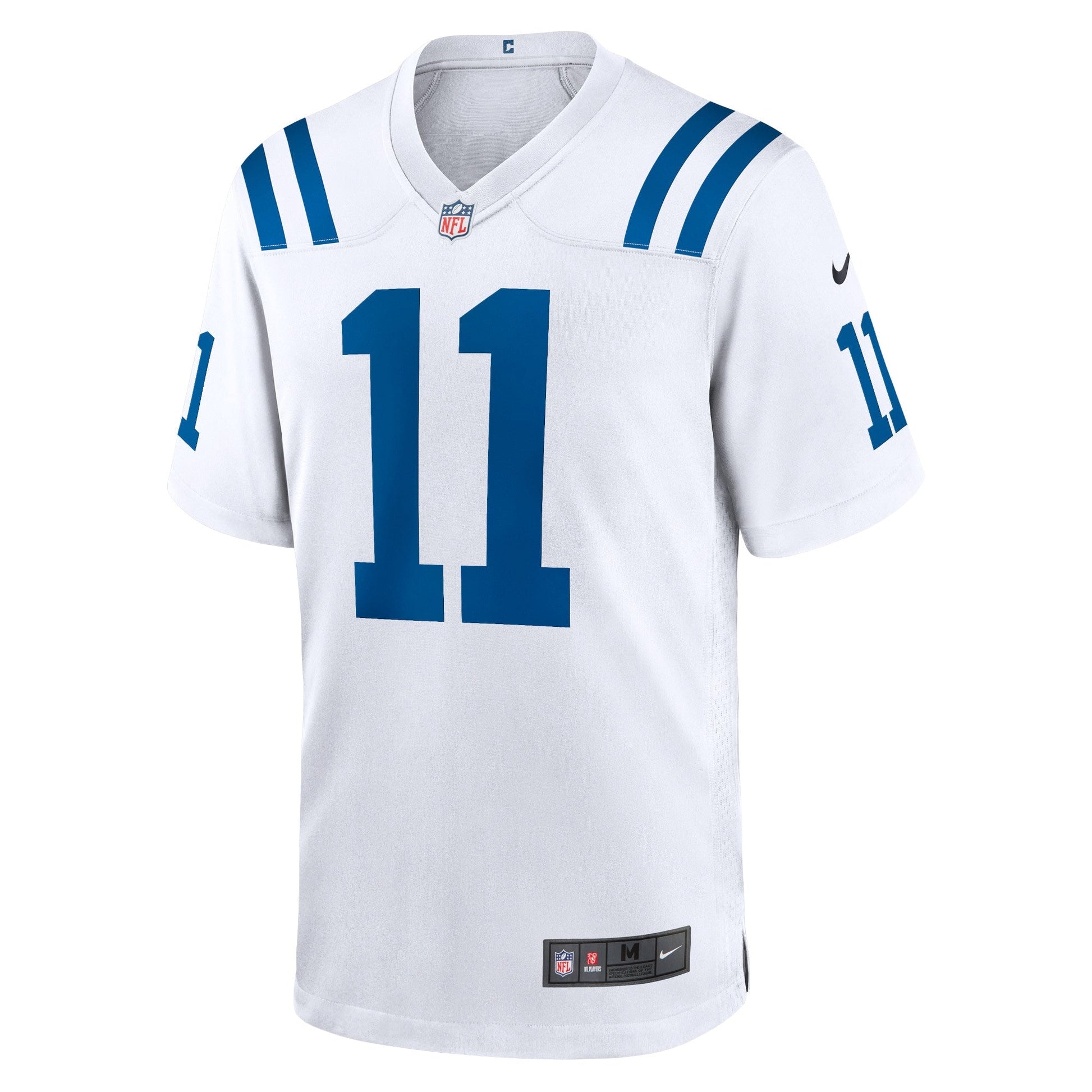 Michael Pittman Jr. Indianapolis Colts Game Jersey - White football jersey product view 2