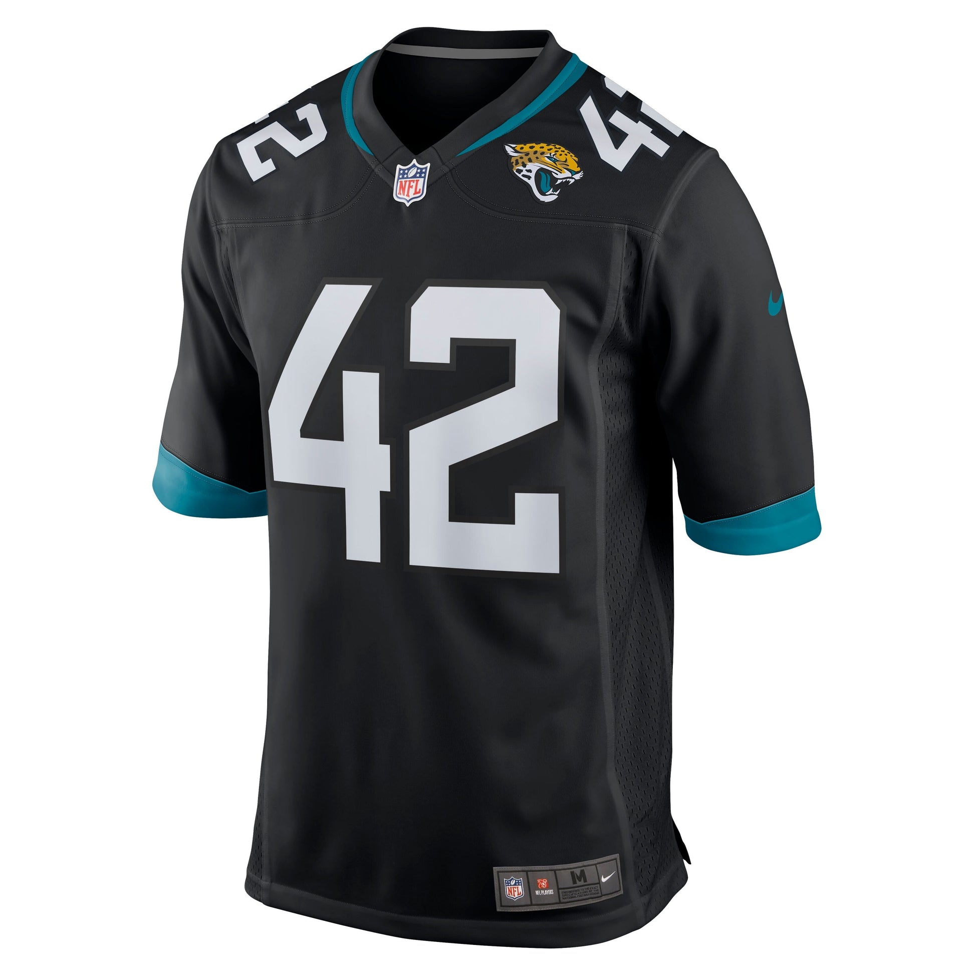 Andrew Wingard Jacksonville Jaguars Game Jersey - Black football jersey product view 2