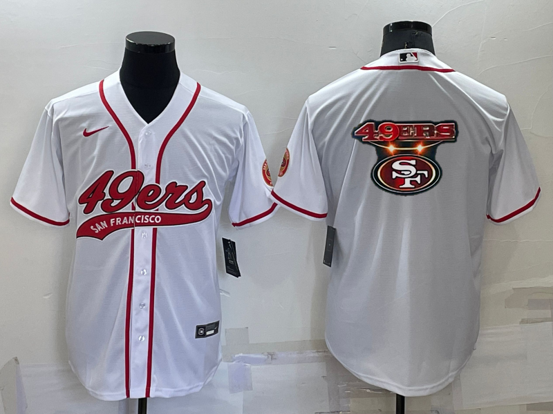 Men's San Francisco 49ers White Game Jersey football jersey product view 1