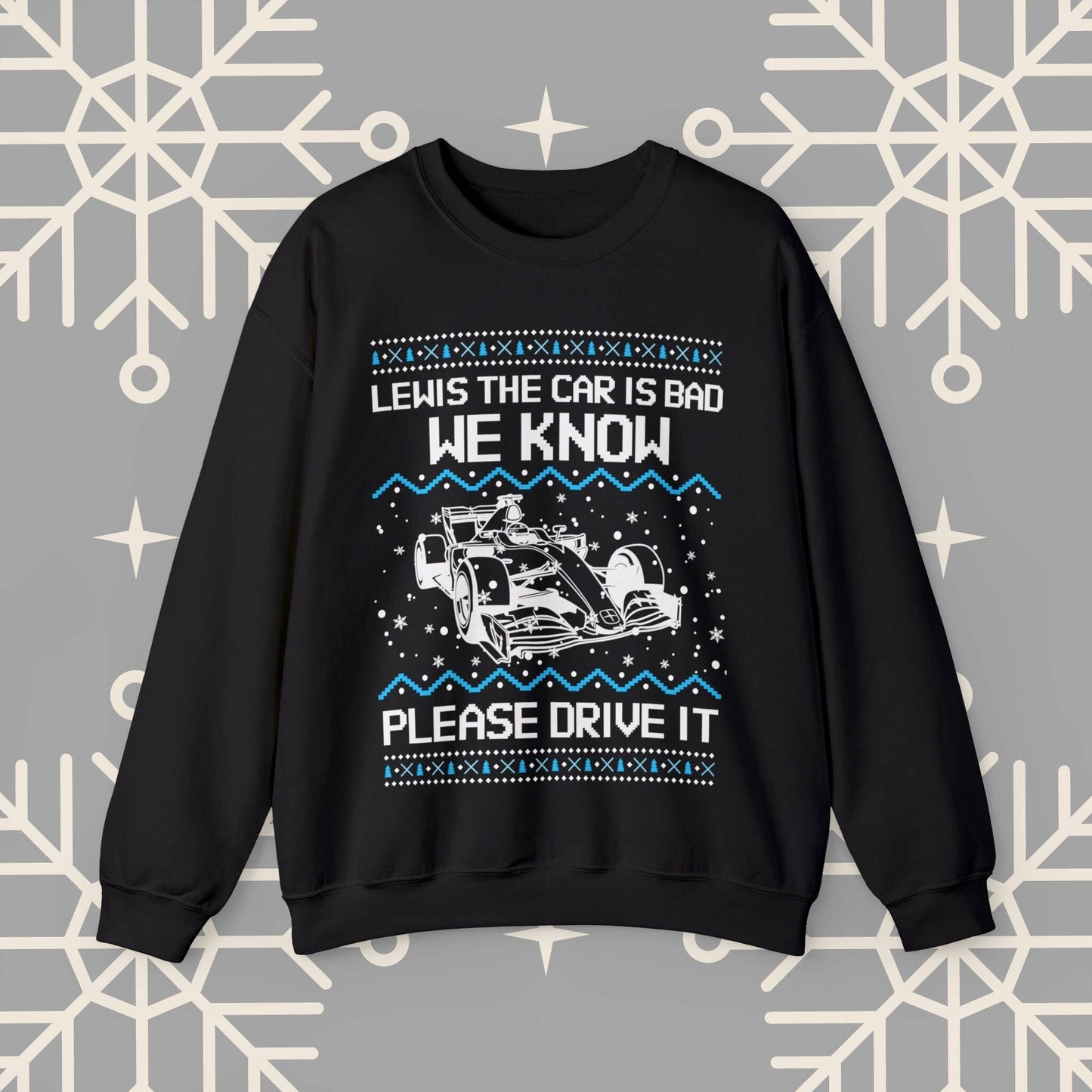 F1 Ugly Christmas Sweater - Formula 1 Holiday Sweatshirt Unisex T-shirt, Sweatshirt, Hoodie, Long Sleeve Tee - T-Shirt, Sweatshirt, Hoodie