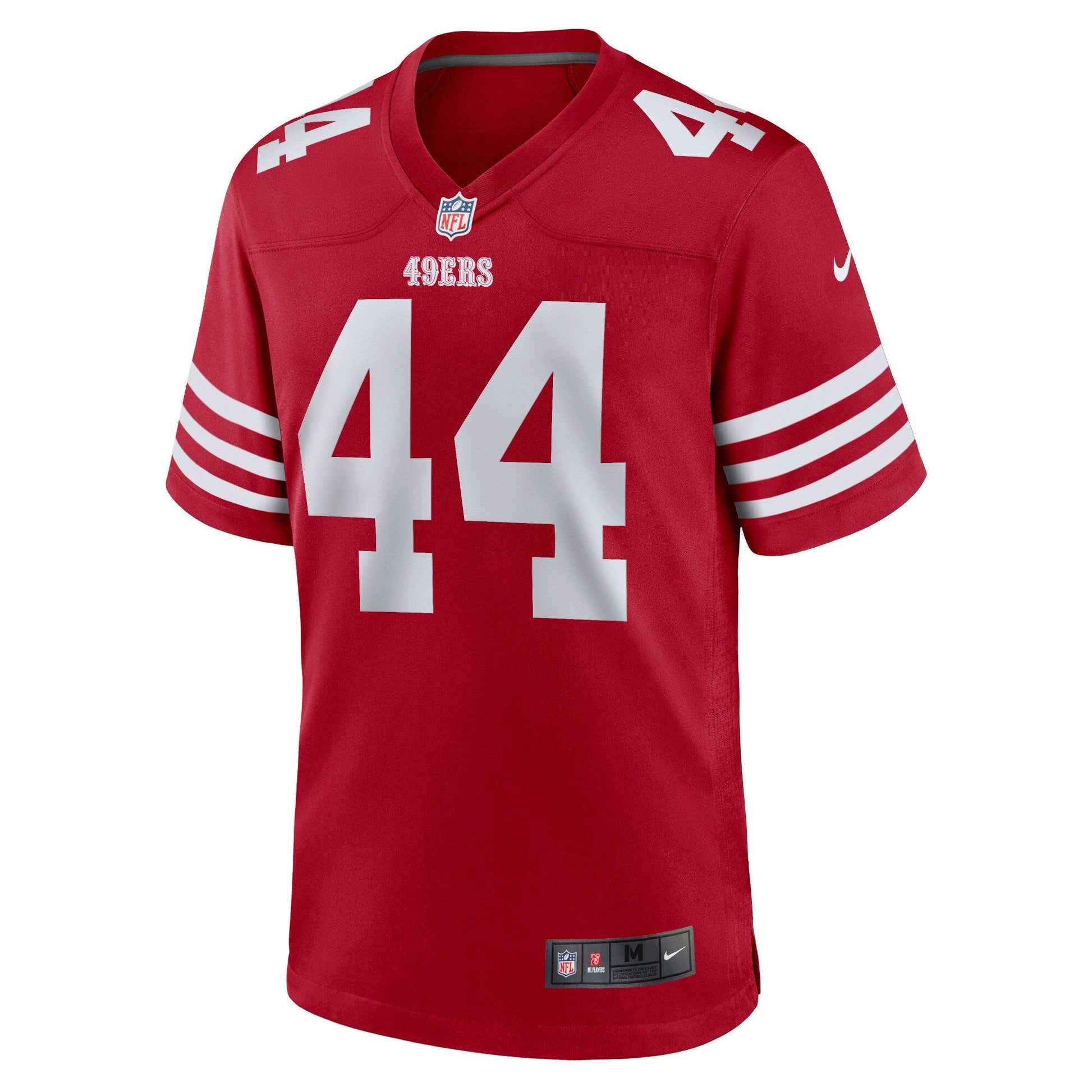 Kyle Juszczyk San Francisco 49ers Game Jersey - Scarlet football jersey product view 2