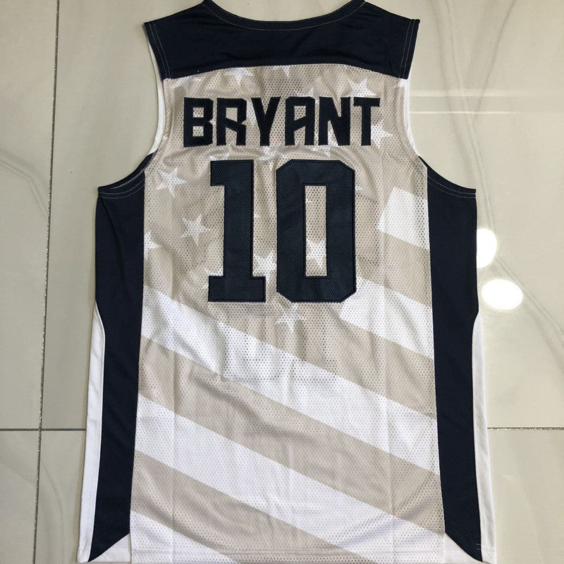 Dream Team Bryant White 10 MN basketball jersey product view 2