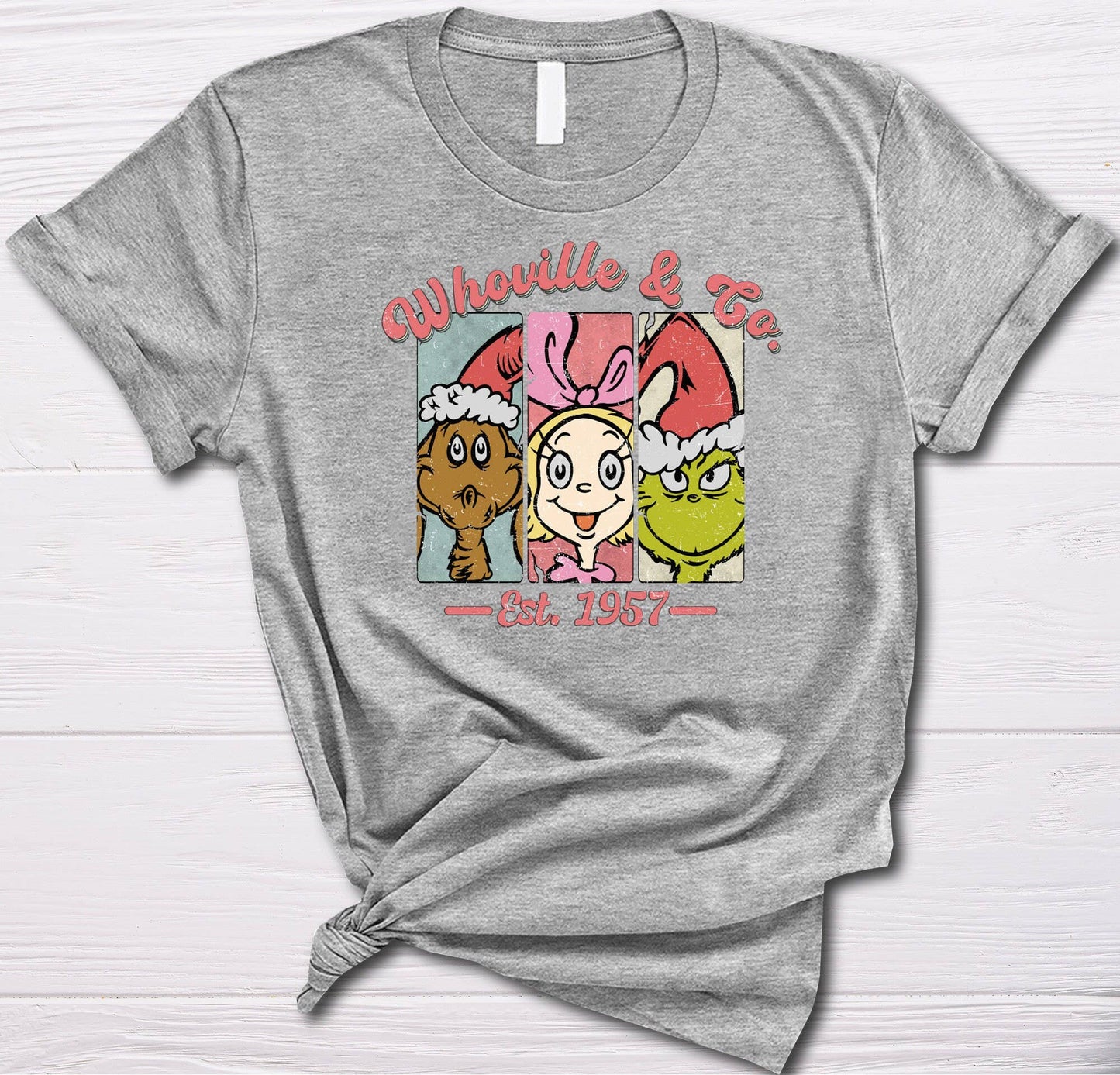 Christmas Whoville T-Shirt Personalized Xmas Party Shirt Unisex T-shirt, Sweatshirt, Hoodie, Long Sleeve Tee - T-Shirt, Sweatshirt, Hoodie