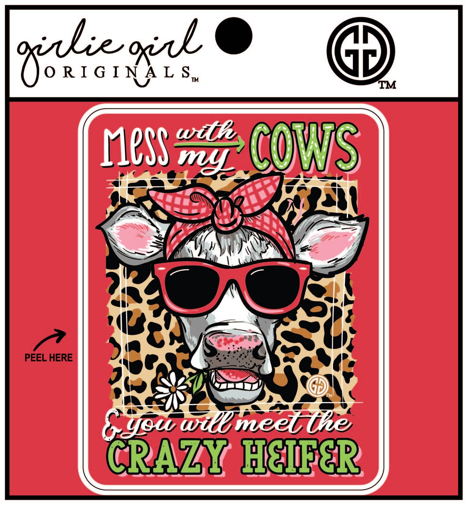 Decal/Sticker Meet Crazy Heifer- 2540 Unisex T-shirt, Sweatshirt, Hoodie, Long Sleeve Tee - T-Shirt, Sweatshirt, Hoodie