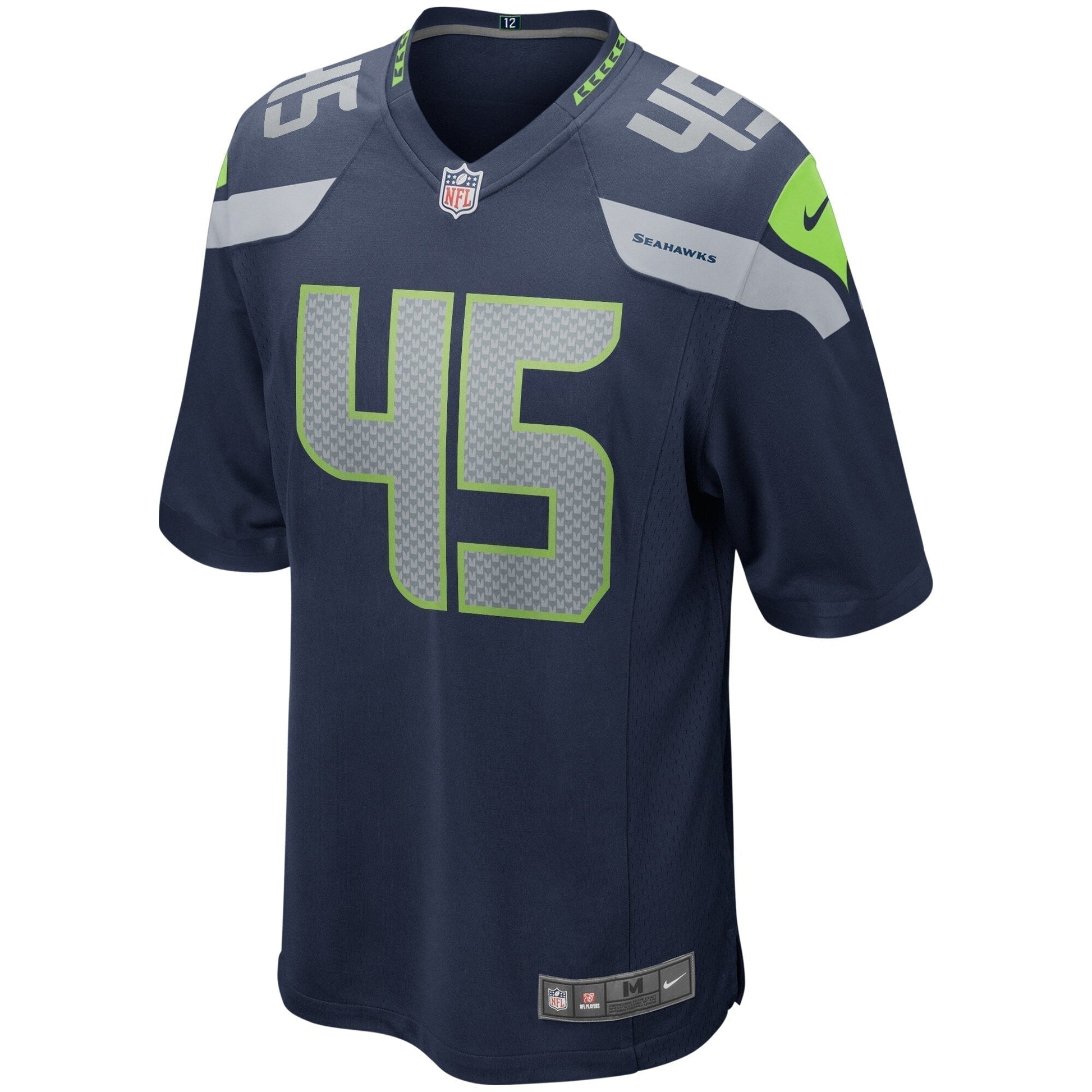 Kenny Easley Seattle Seahawks Game Retired Jersey - College Navy football jersey product view 2