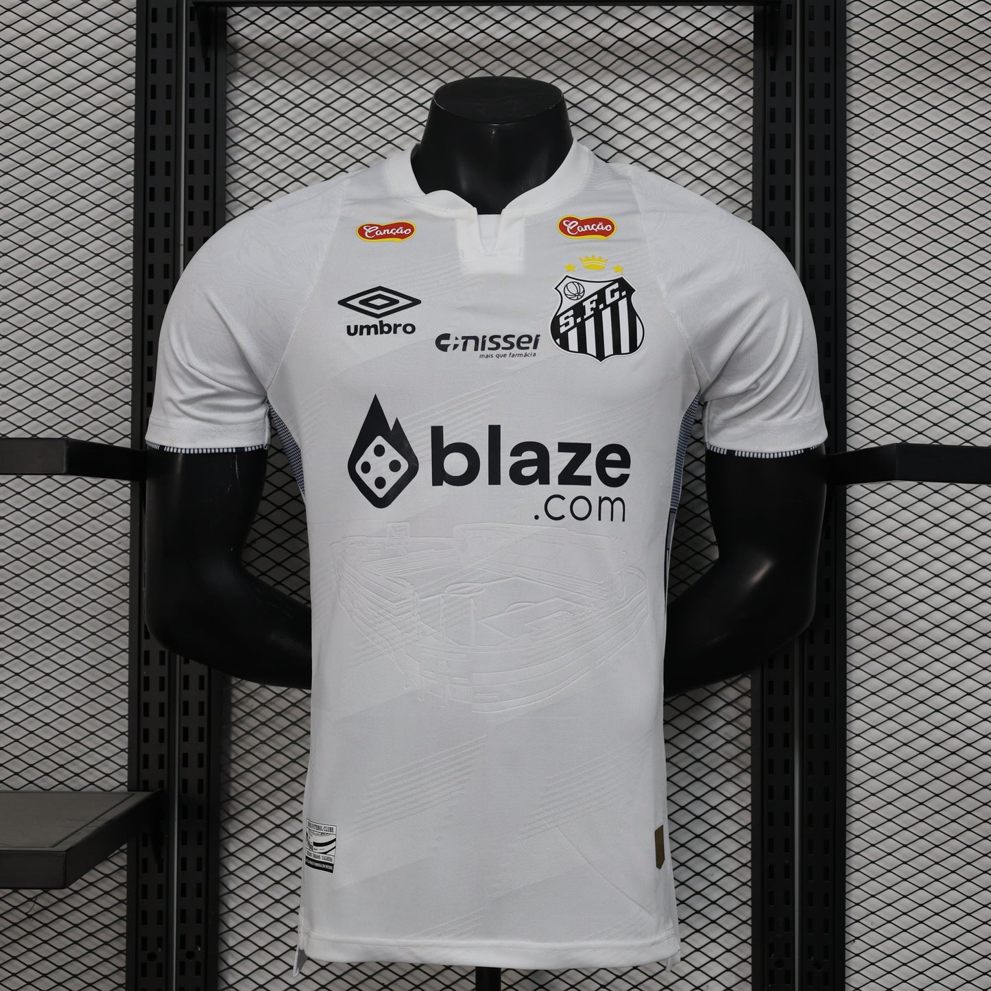 2026 Santos White Advertisement Version Player Jersey sports jersey product view 1