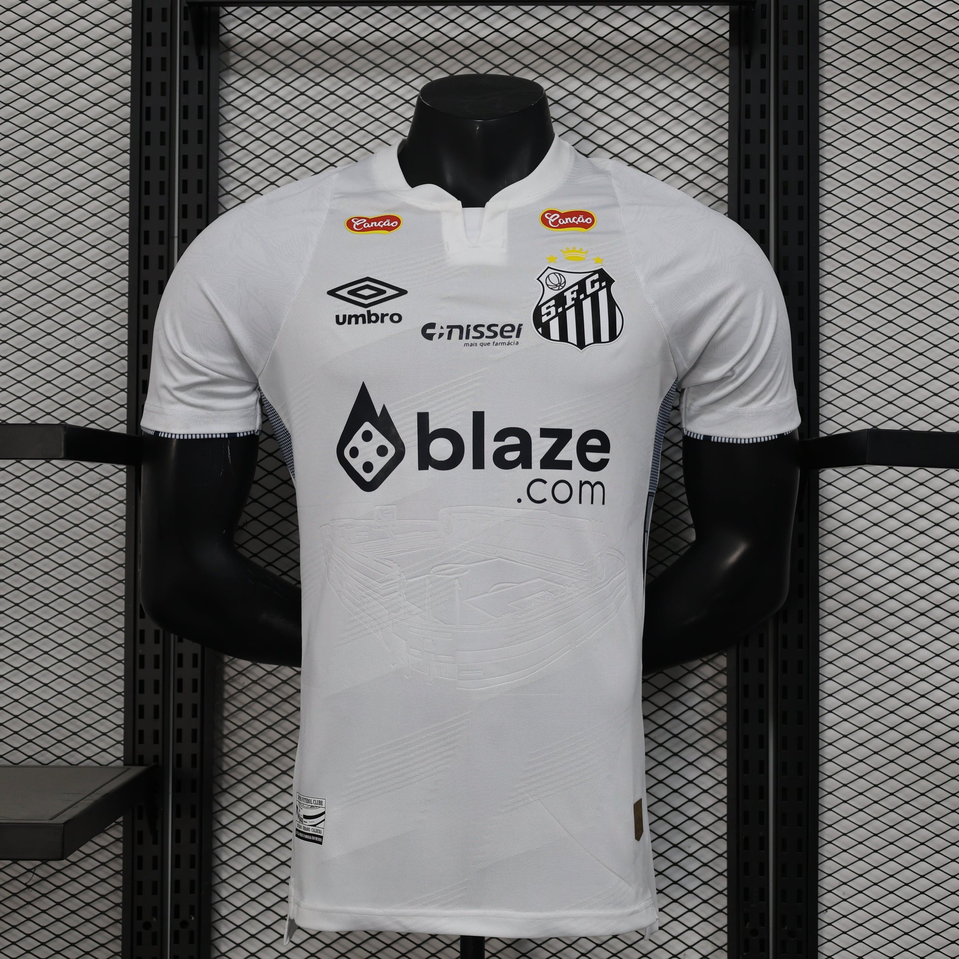 2026 Santos White Advertisement Version Player Jersey sports jersey product view 1