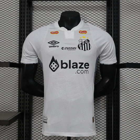 2026 Santos White Advertisement Version Player Jersey sports jersey product view 1