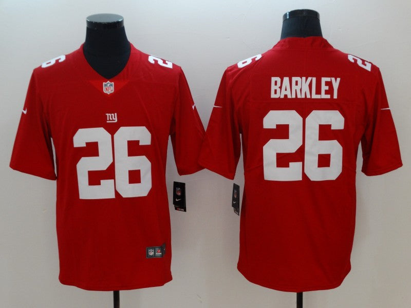 Men's New York Giants Saquon Barkley Jersey Red football jersey product view 1