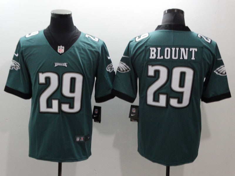 Men's Philadelphia Eagles LeGarrette Blount Midnight Green Game Jersey football jersey product view 1