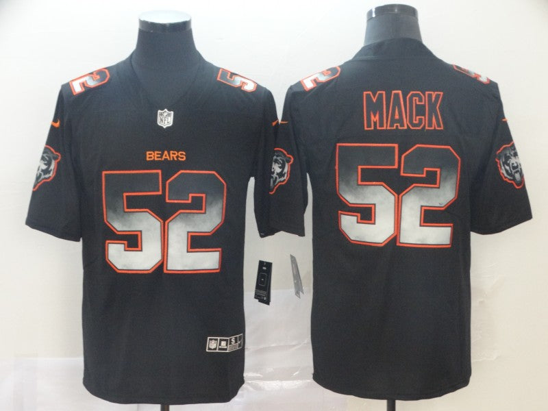 Men's Chicago Bears Khalil Mack #52 Black Alternate Game Jersey1 football jersey product view 1