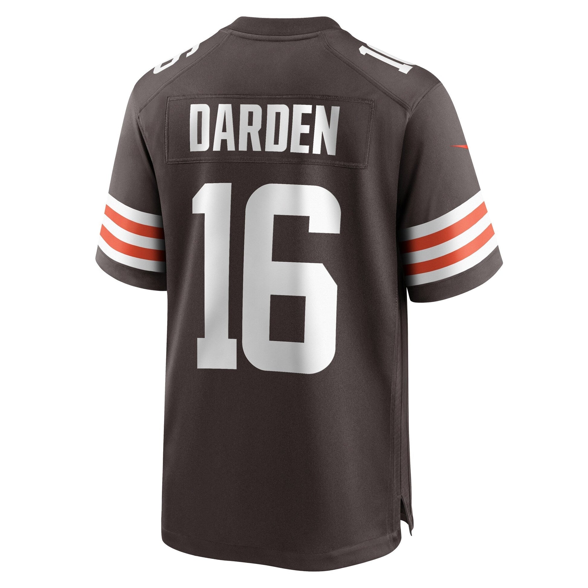 Jaelon Darden Cleveland Browns Team Game Jersey - Brown football jersey product view 3