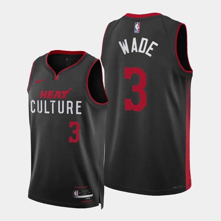 DWYANE WADE HEAT CULTURE 2023-2024 seasonJERSEY sports jersey product view 1
