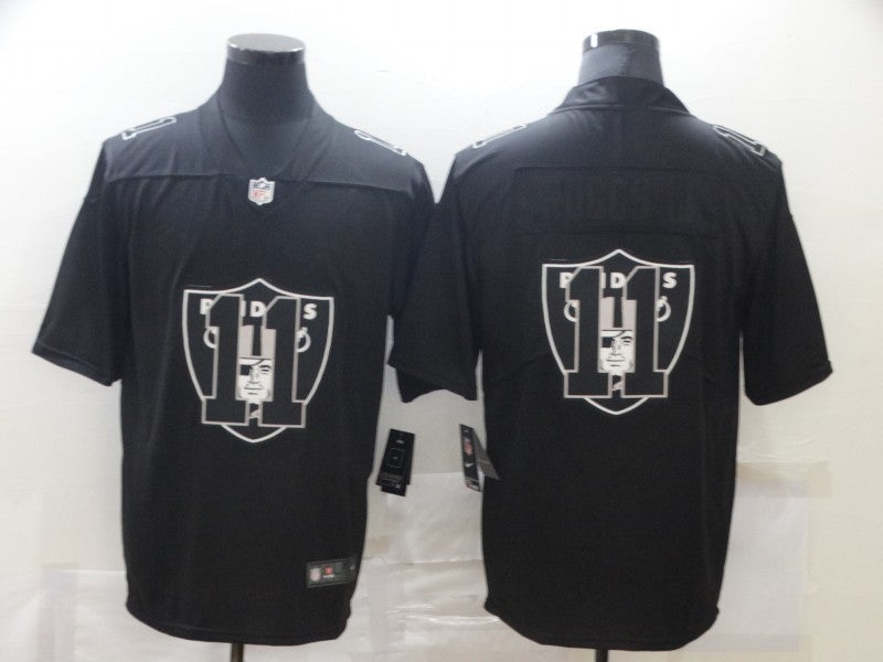 Men's Las Vegas Raiders Henry Ruggs III #11 Black Alternate Game Jersey1 football jersey product view 1
