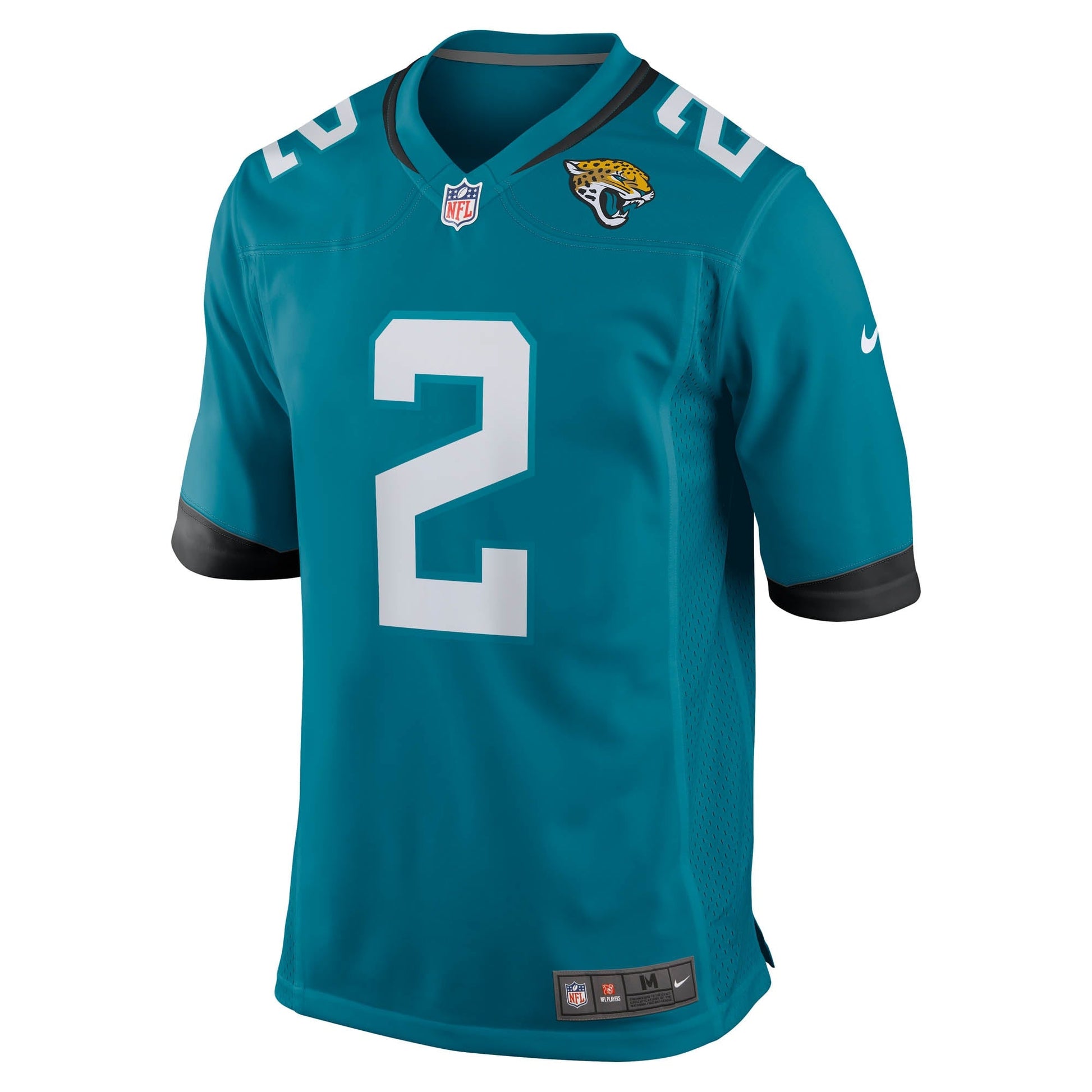 D'Ernest Johnson Jacksonville Jaguars Team Game Jersey - Teal football jersey product view 2