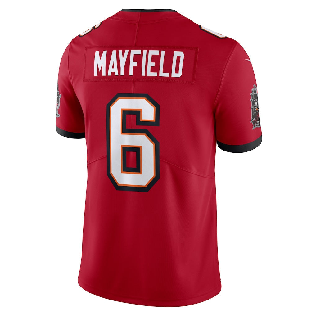 TB.Buccaneers #6 Baker Mayfield Red Vapor Untouchable Limited Jersey football jersey product view 1
