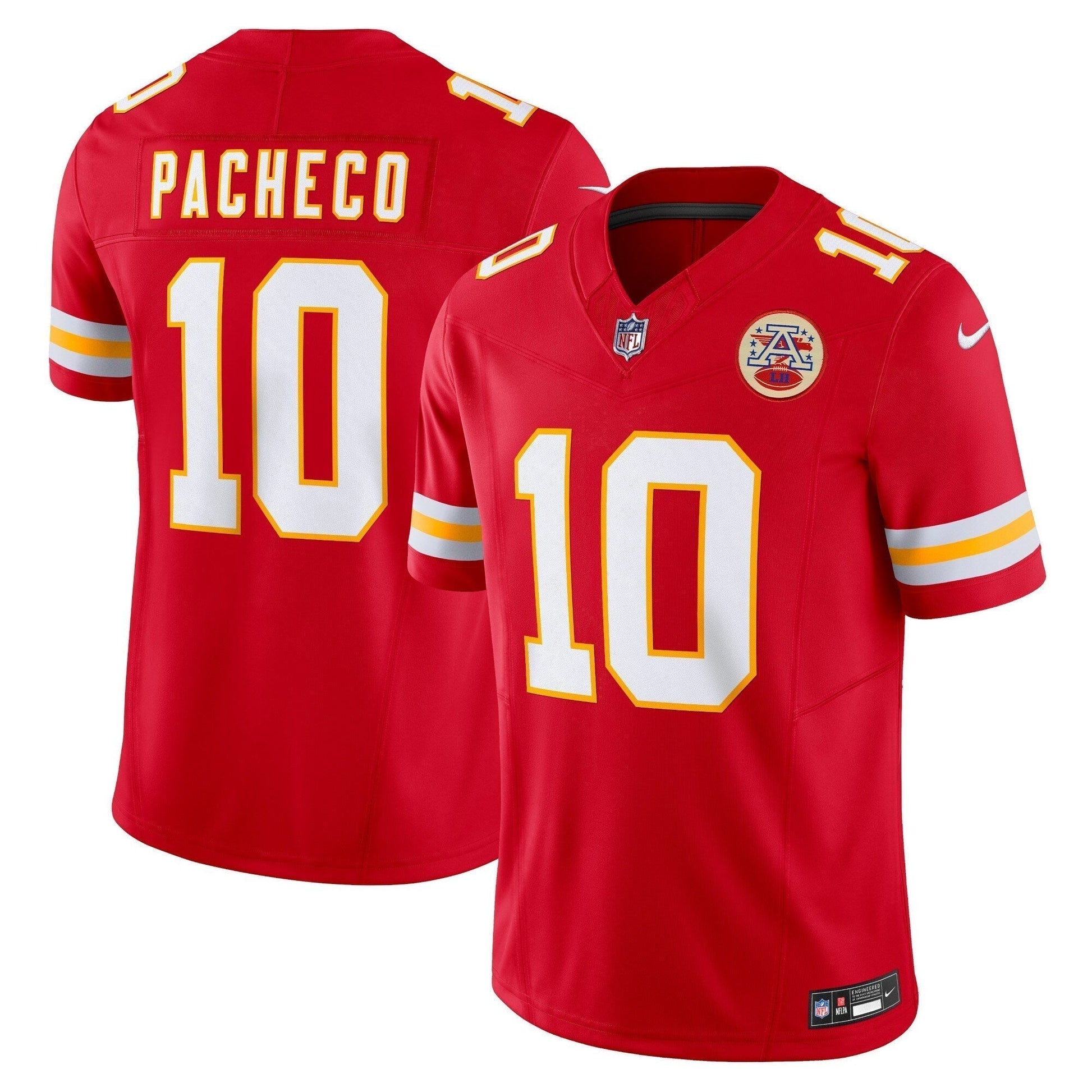 Isiah Pacheco Kansas City Chiefs Vapor F.U.S.E. Limited Jersey - Red football jersey product view 1