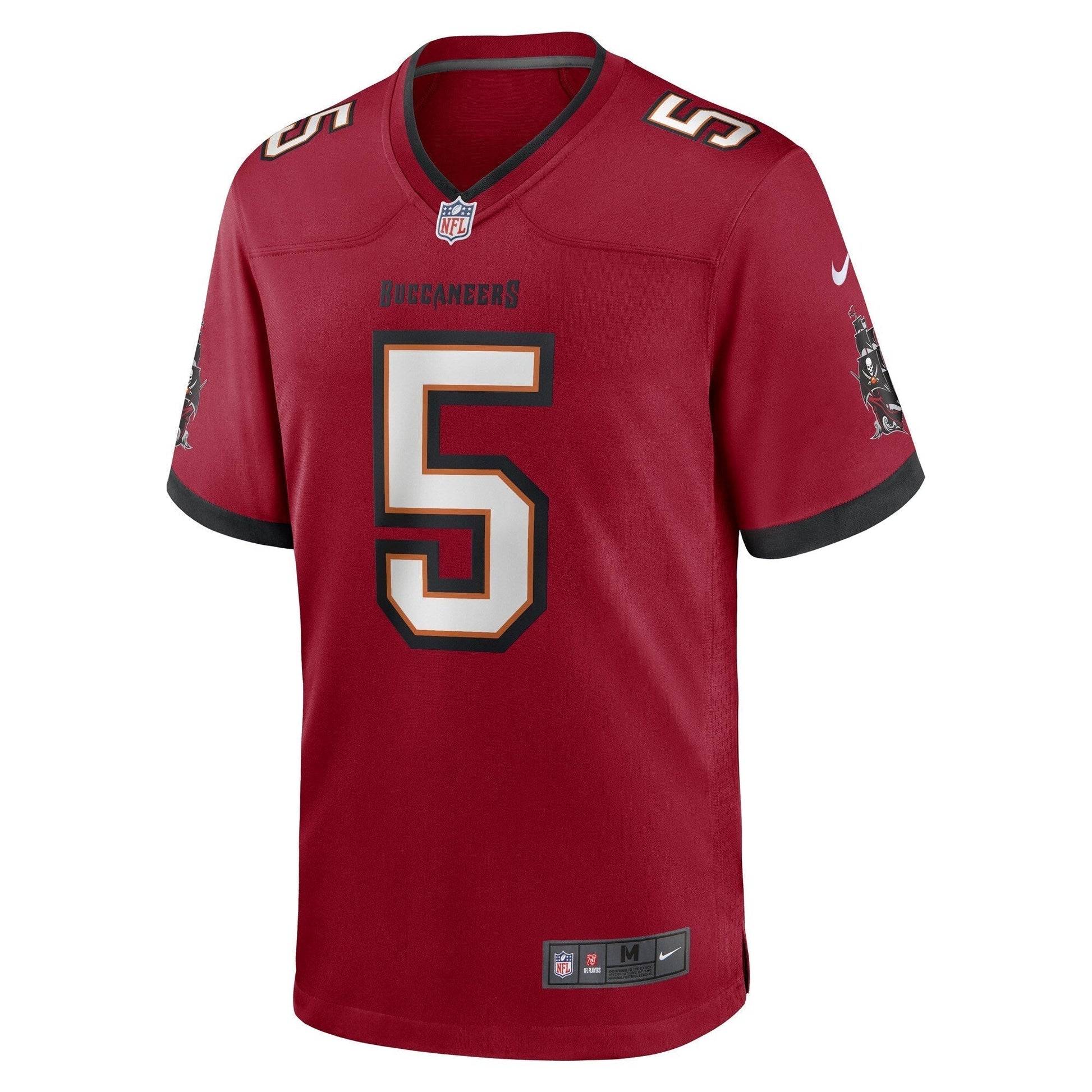 Jake Camarda Tampa Bay Buccaneers Game Jersey - Red football jersey product view 2