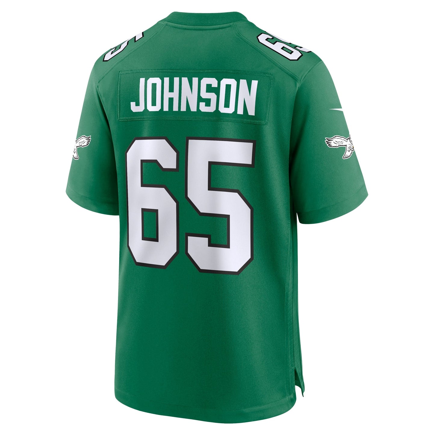 Lane Johnson Philadelphia Eagles Alternate Game Jersey - Kelly Green football jersey product view 3