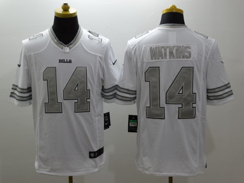Men's Buffalo Bills Sammy Watkins #14 White Game Jersey1 football jersey product view 1