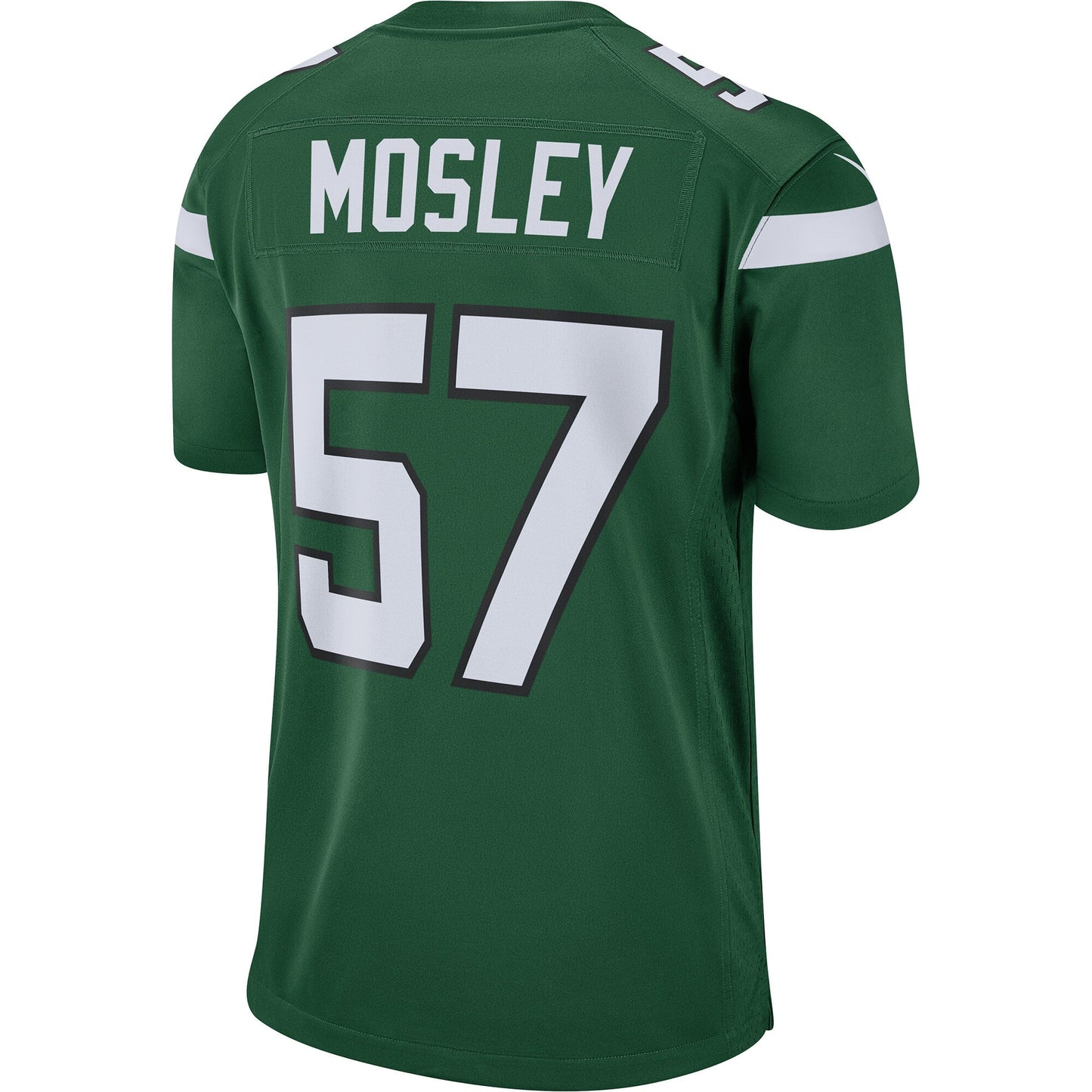 C.J. Mosley New York Jets Game Jersey - Gotham Green football jersey product view 3