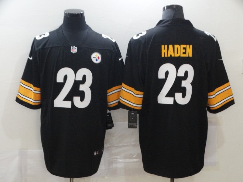 Men's Pittsburgh Steelers Joe Harden Black Game Jersey football jersey product view 1