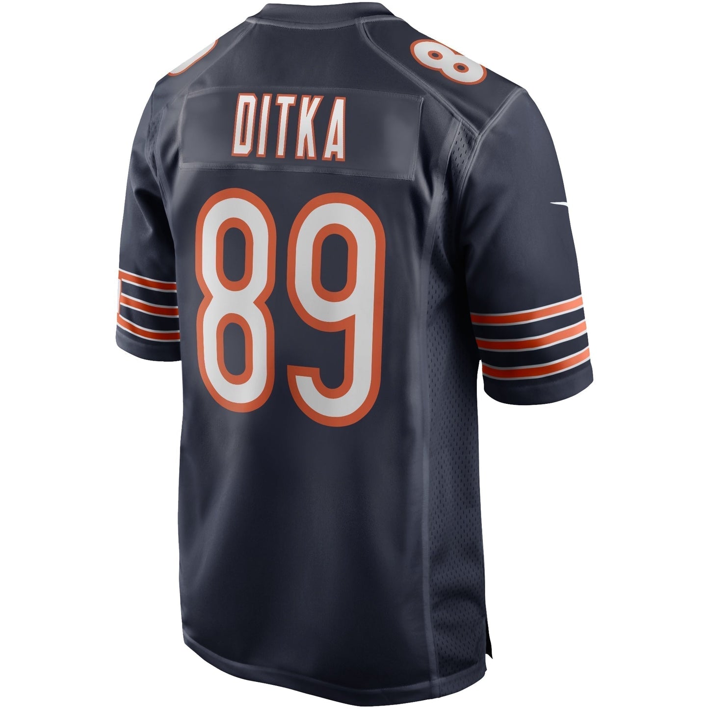Mike Ditka Chicago Bears Game Retired Jersey - Navy football jersey product view 3