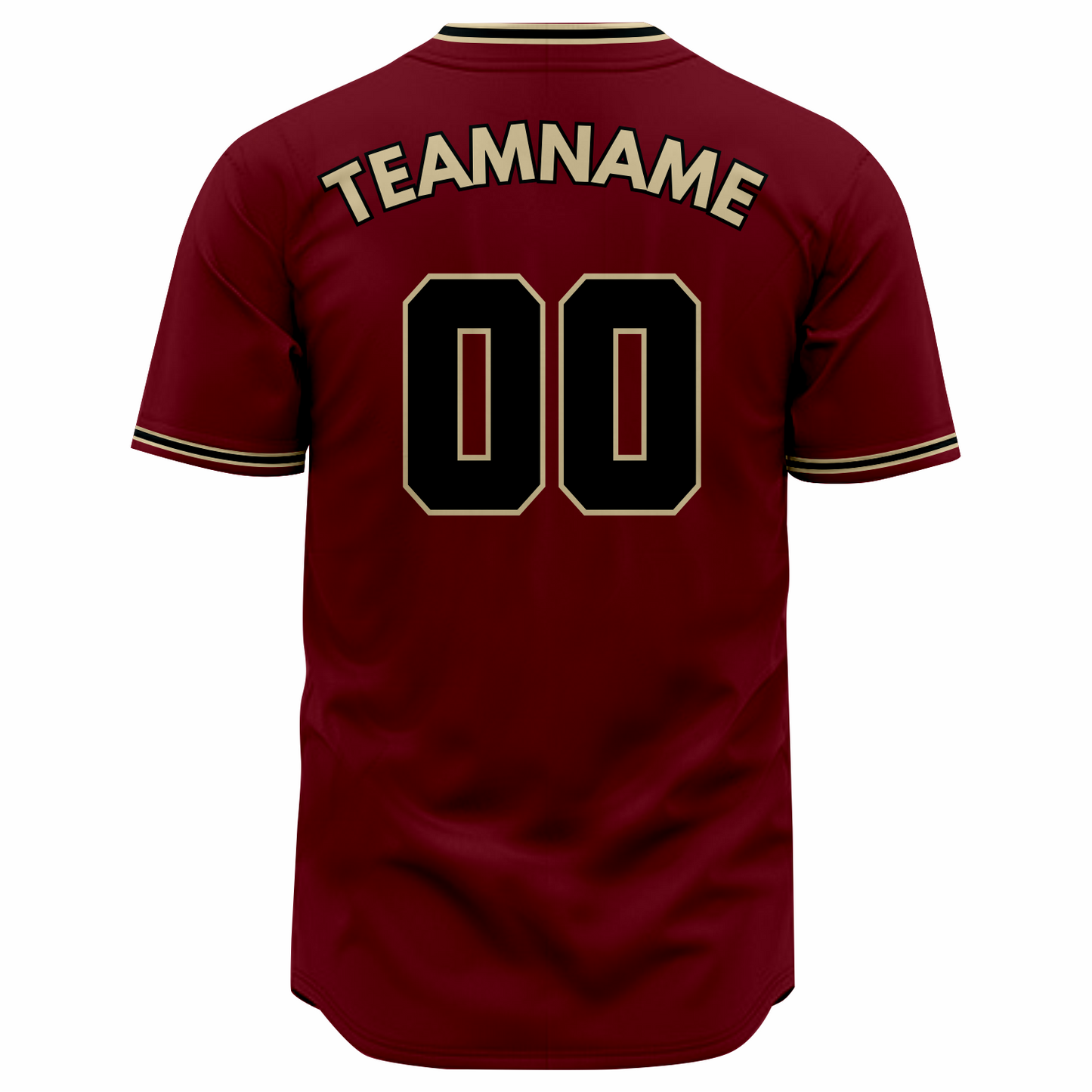 Cardinal SS Baseball Jersey baseball jersey product view 2