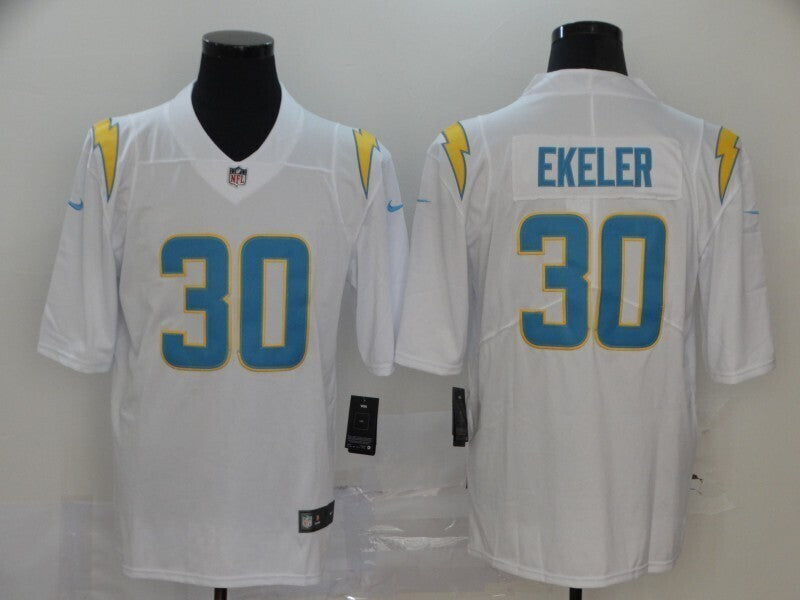 Men's San Diego Chargers Austin Ekeler Jersey-White football jersey product view 1