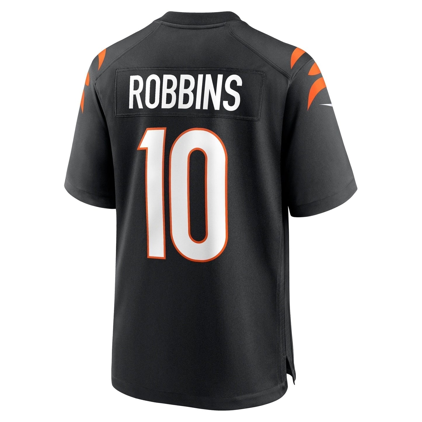 Brad Robbins Cincinnati Bengals Team Game Jersey - Black football jersey product view 3